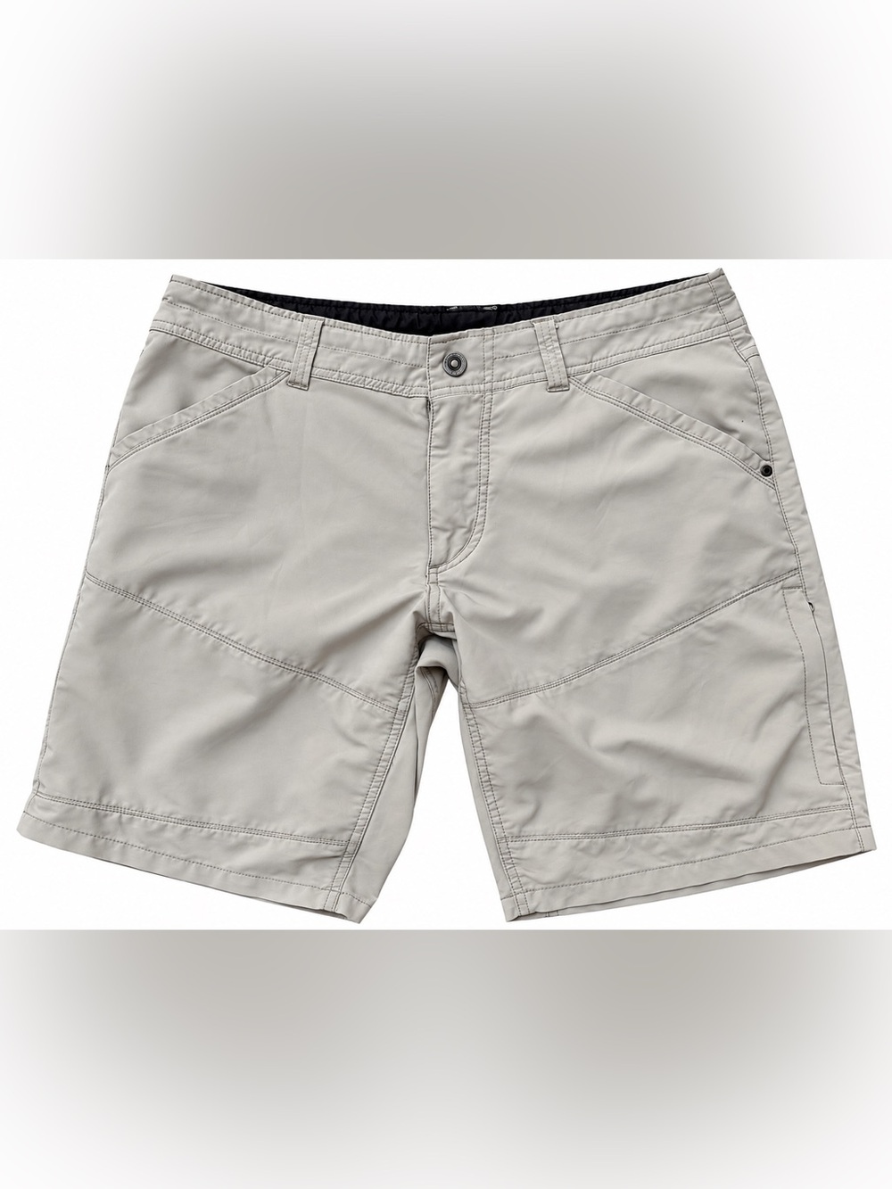 Kuhl Mens Renegade Shorts Sz 32 Quick Dry Lightweight Pewter Khaki